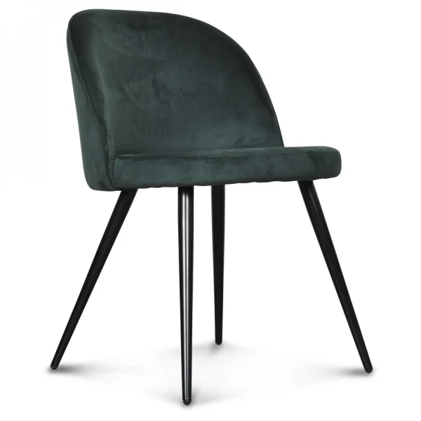 Opjet Chaise Salle à Manger En Velours Vert Menthe – Ingrid 1