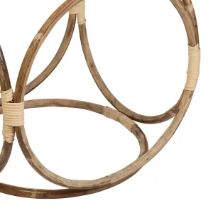 SEMA DESIGN Table D’appoint En Rotin Naturel Et Verre 13