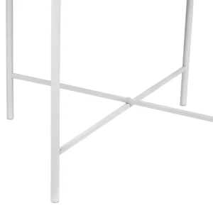 SEMA DESIGN Table Basse (lot De 2) En Rotin Naturel Et Fer Blanc – Element 12