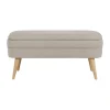 SEMA DESIGN Banc Coffre En Tissu Beige – Elément 11