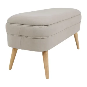 SEMA DESIGN Banc Coffre En Tissu Beige – Elément 15