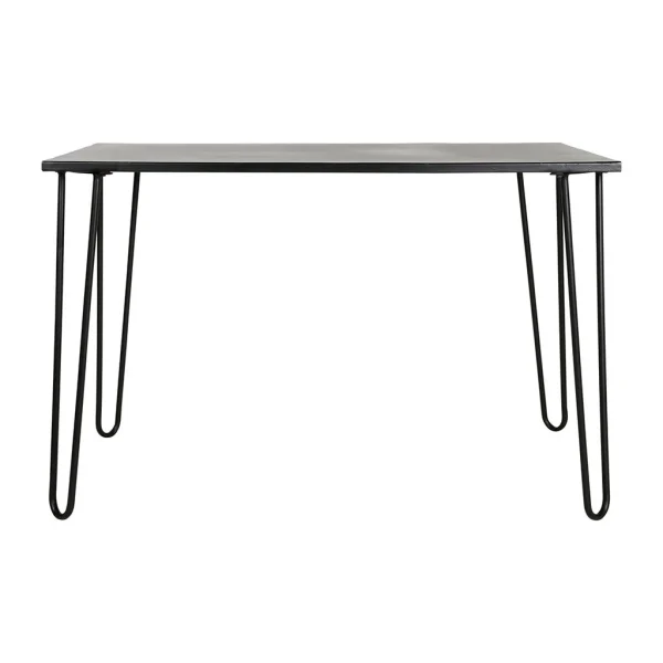 SEMA DESIGN Table à Manger En Fer Noir 120×77 Cm – Sevent’s 1