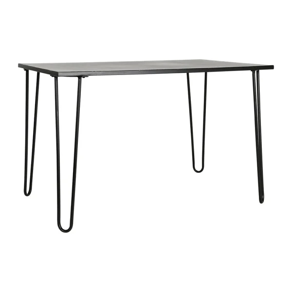 SEMA DESIGN Table à Manger En Fer Noir 120×77 Cm – Sevent’s 3