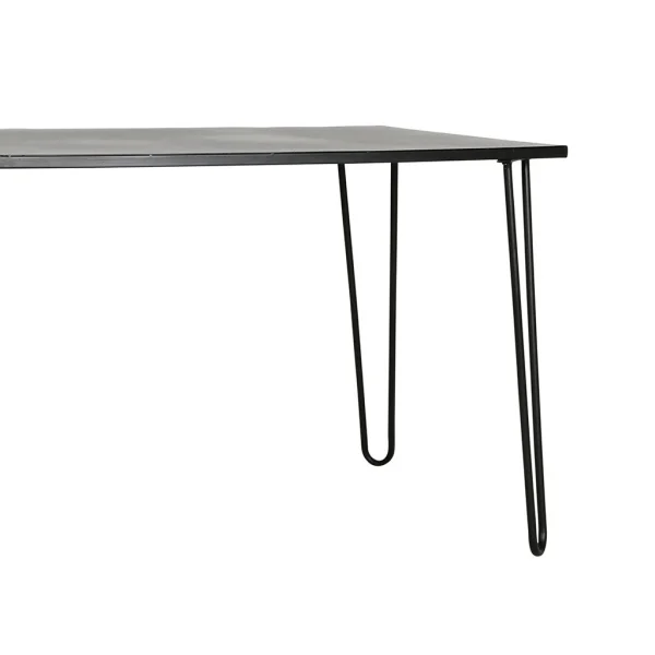 SEMA DESIGN Table à Manger En Fer Noir 120×77 Cm – Sevent’s 4