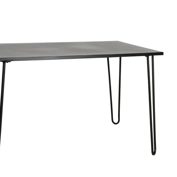 SEMA DESIGN Table à Manger En Fer Noir 120×77 Cm – Sevent’s 5