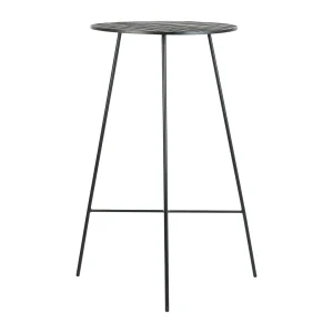 SEMA DESIGN Table Haute Ronde En Fer Noir H109cm – Palmchik 13