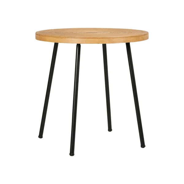 SEMA DESIGN Table Appoint En Bambou Et Rotin Naturel – Saori 3