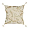 SEMA DESIGN Housse De Coussin Carré En Coton Crème Et Doré – Golden 5