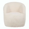 SEMA DESIGN Fauteuil Club Tissu Bouclette Crème – Cosine 19