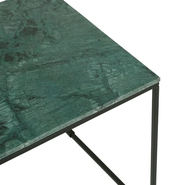 SEMA DESIGN Table Gigogne (x2) En Marbre Vert Et Fer Noir – Eskela 5