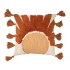 SEMA DESIGN Housse De Coussin Soleil Tufté écru Et Terracotta 45x45cm – Sweet Leaves 25