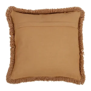 SEMA DESIGN Housse De Coussin Brodée écru Et Ocre 45x45cm -terre Brulée 7