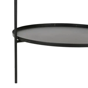 SEMA DESIGN Tables D’appoint X2 En Manguier Naturel Et Fer Noir – Hervea 13