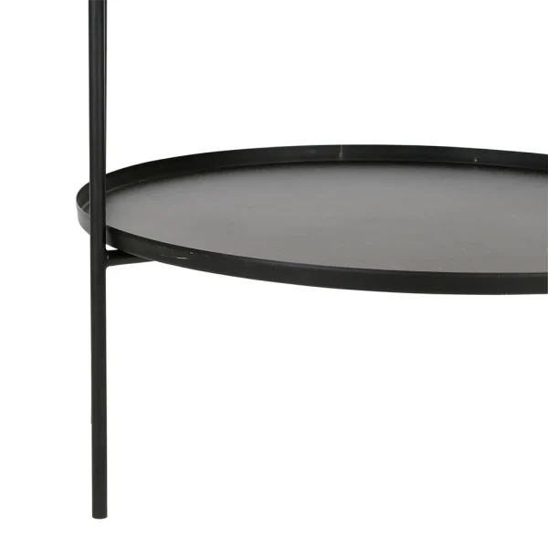 SEMA DESIGN Tables D’appoint X2 En Manguier Naturel Et Fer Noir – Hervea 5