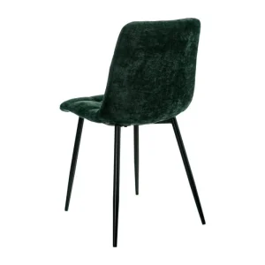 Ixia Chaise Salle à Manger En Tissu Vert – Mony 14