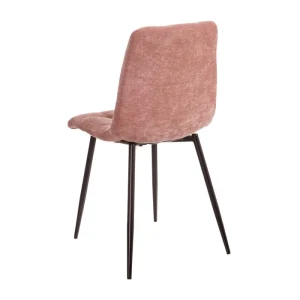 Ixia Chaise Salle à Manger En Tissu Rose – Mony 14