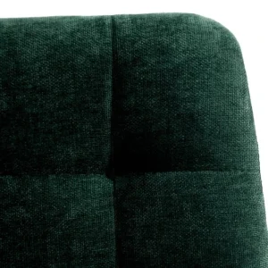 Ixia Chaise Salle à Manger En Tissu Vert – Mony 18