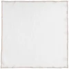 HARMONY HAOMY Serviette De Table Venise Blanc 40x40cm En Lin Lave 8