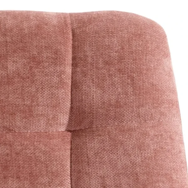 Ixia Chaise Salle à Manger En Tissu Rose – Mony 7