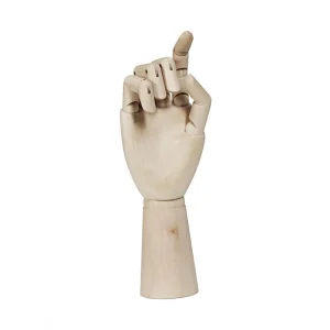 Hay Main Articulée En Bois Wooden Hand L 6