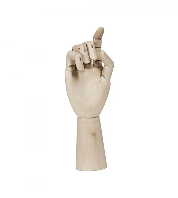 Hay Main Articulée En Bois Wooden Hand L 3